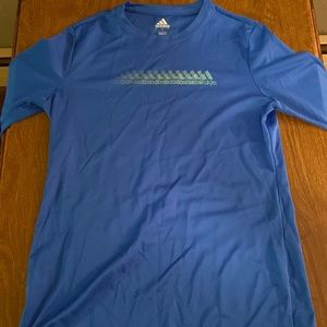 Blue adidas long sleeve